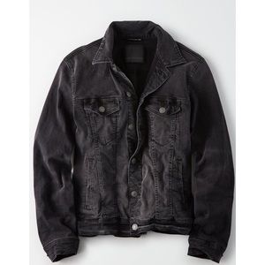 AE Washed Black Denim Jacket